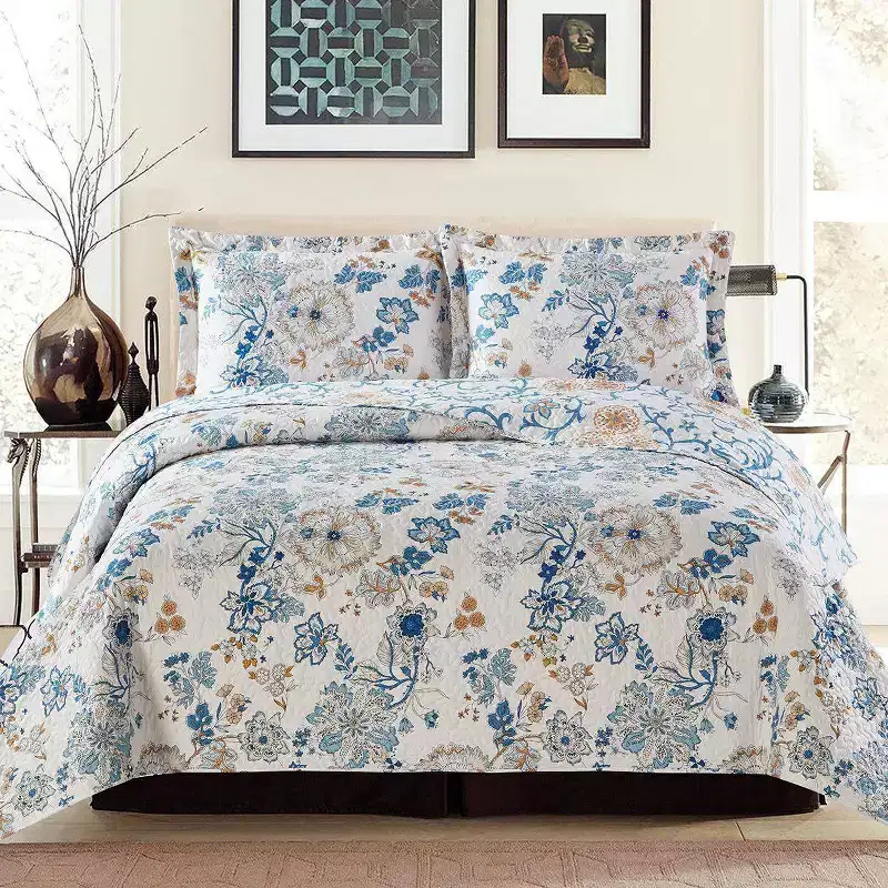 Egyptian Linens Layan Bedspread Oversize Quilt Set