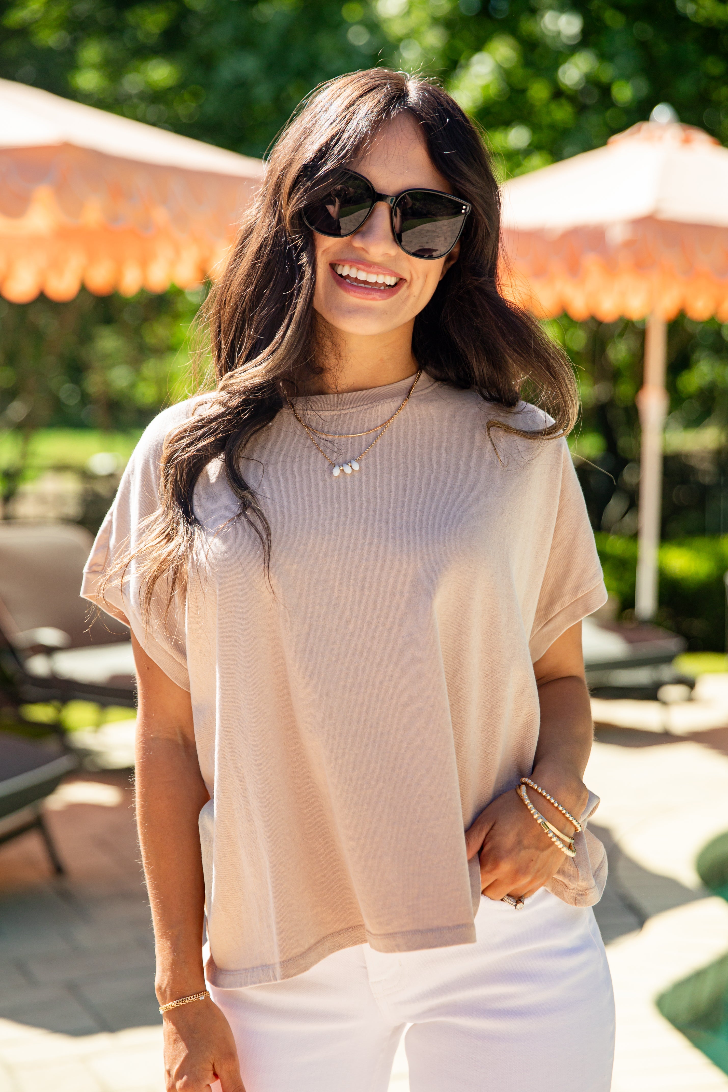Crew Neck Short Sleeve Relaxed Cotton T-Shirt