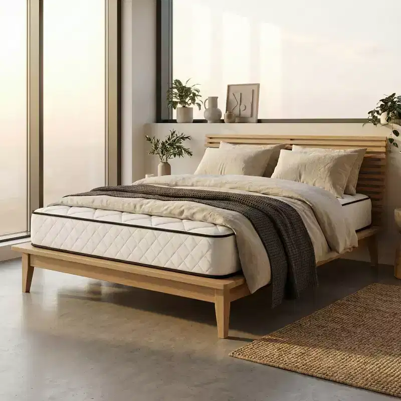 6-Inch Firm Twin XL Innerspring Mattress &ndash; Bonnell Coils, Breathable Knit Cover, 1-Year Warranty