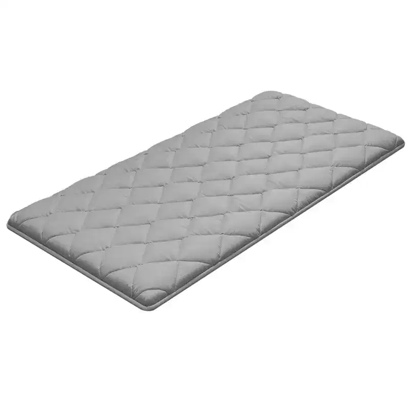 VIYET Twin 80 Camping Sleeping Pads - 9-Layer Foldable with Storage Bag & Fastener,Gray