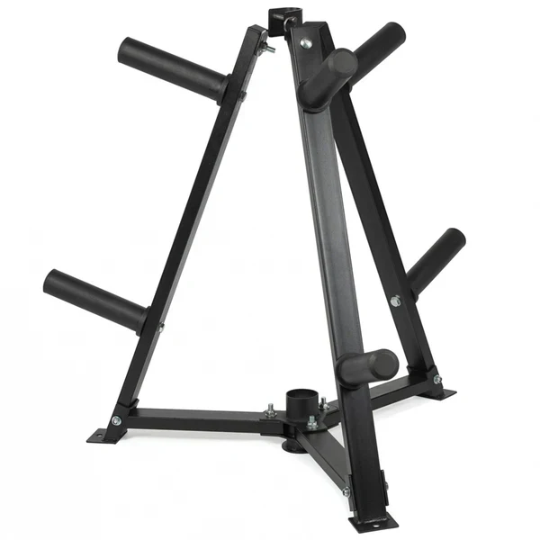 Durable Vertical Weight Plate & Dumbbell Rack &uml;C Heavy Duty Steel Frame, 300?kg Capacity, Includes 6 Secure Clamps &uml;C Space?Saving Home Gym Organizer