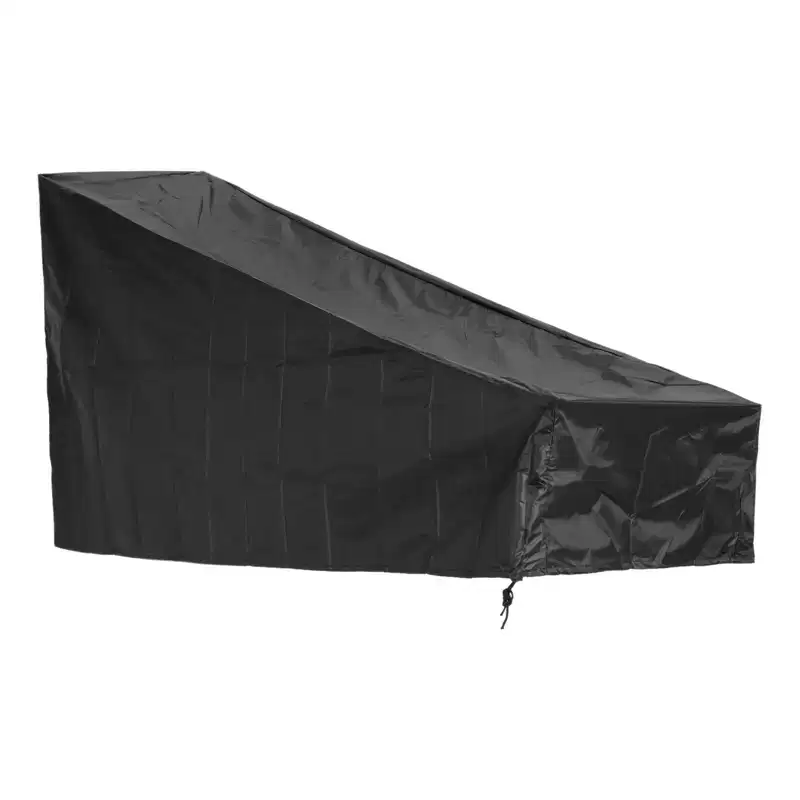 Unique Bargains Oxford Cloth Waterproof Push Lawn Mower Cover 75.2 x 16.19 x 39.37 Inch Black 1 Pc
