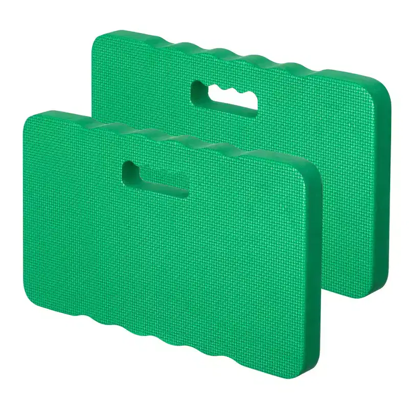 Thick Foam Kneeling Pad for Gardening Workout Soft Knee Cushion Mat for Gaden and Home, Set of 2 Large Green