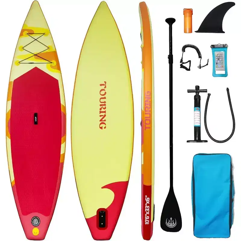 126 Inflatable Stand Up Paddle Board,330 LBs, Non-Slip Deck Design, Premium Accessories & Backpack, Wide Stance, for Adults,Youth