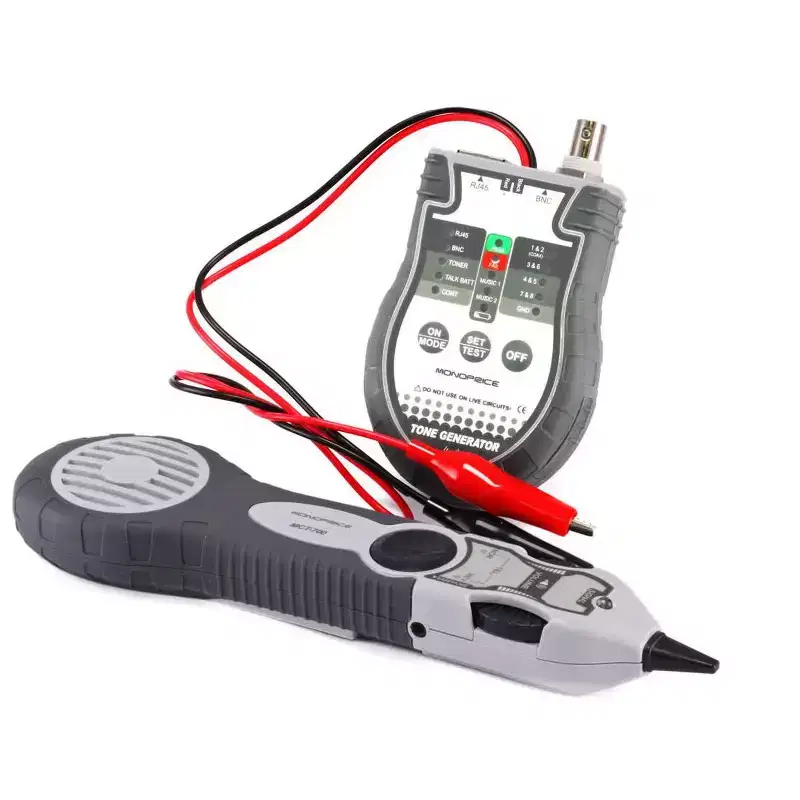 Monoprice Multifunction RJ-45, BNC, and Speaker Wire Tone Generator, Tracer, Tester