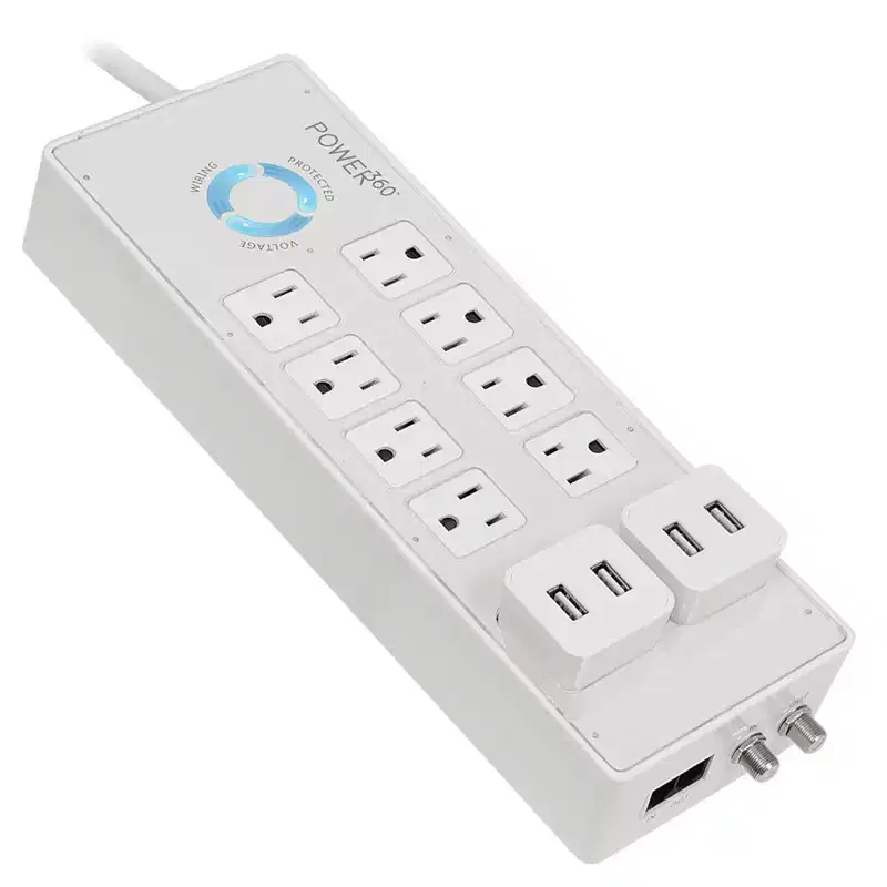 Panamax Power360 8-Outlet Floor Strip with USB Pluggables