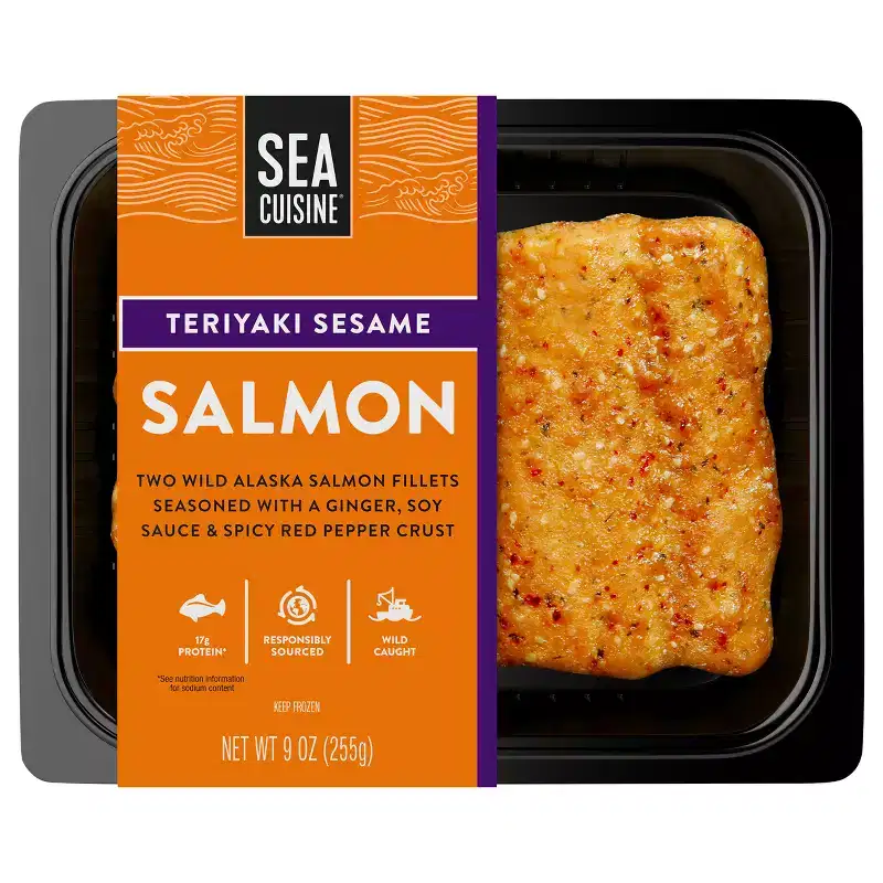 Sea Cuisine Teriyaki Sesame Salmon - Frozen - 9oz