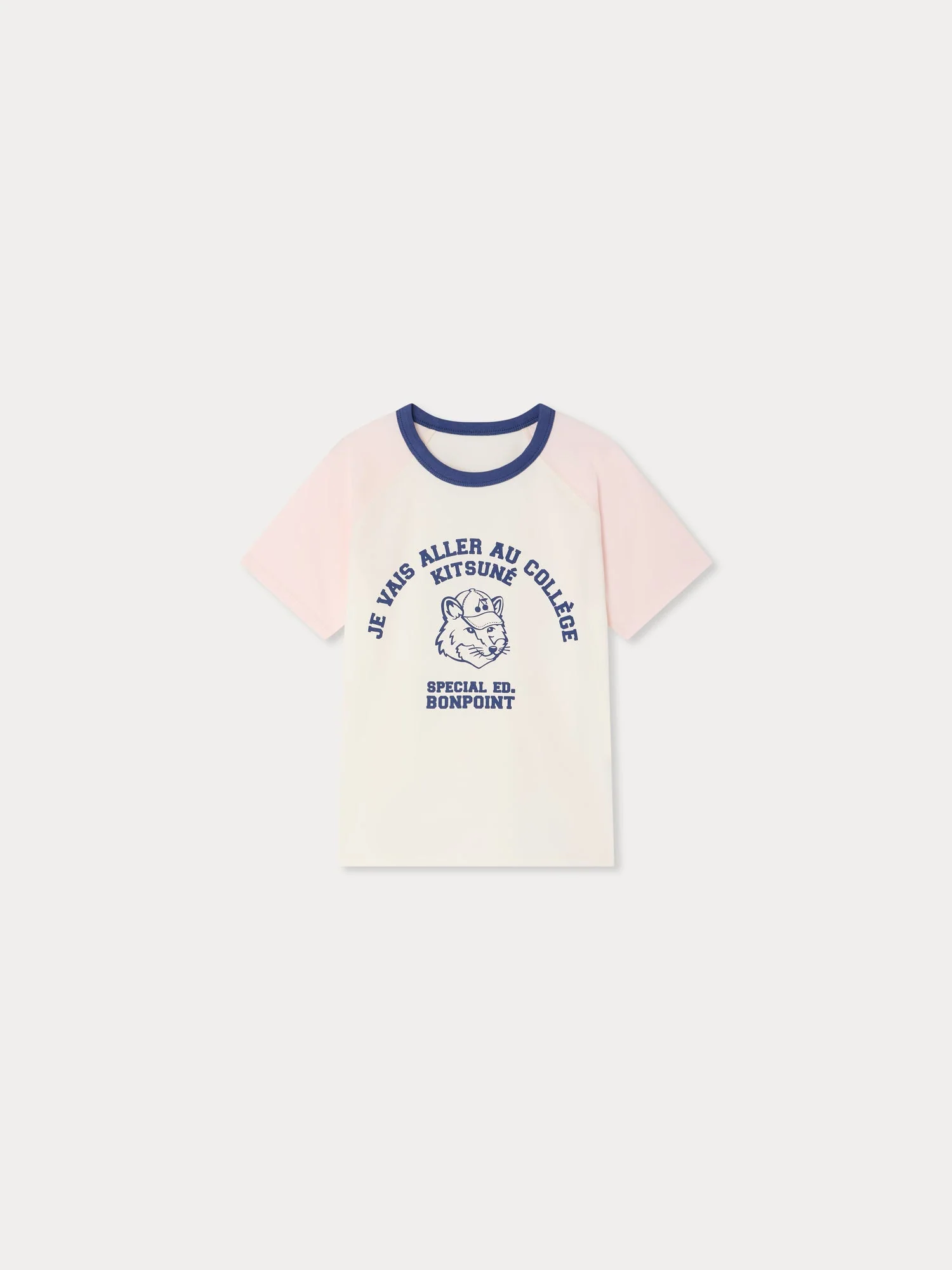 T-shirt with fox print in organic cotton