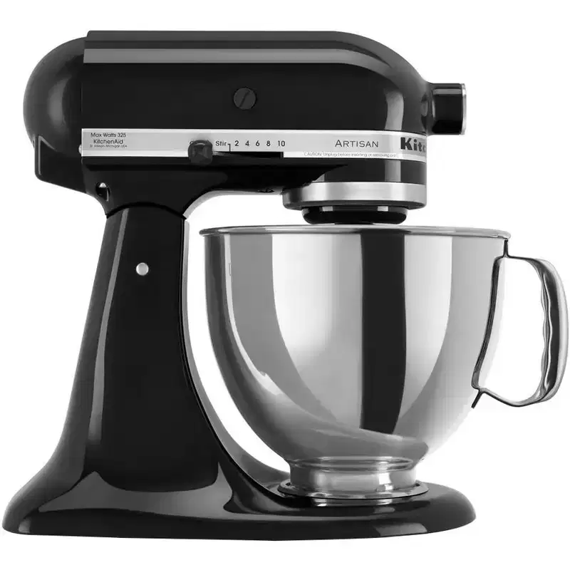 KitchenAid Artisan Series 5-Quart Tilt-Head Stand Mixer, Onyx Black -KSM150PSOB