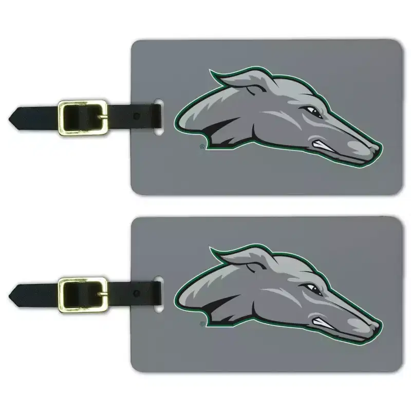 Eastern New Mexico University Secondary Logo Luggage ID Tags Suitcase CarryOn Cards Set of 2