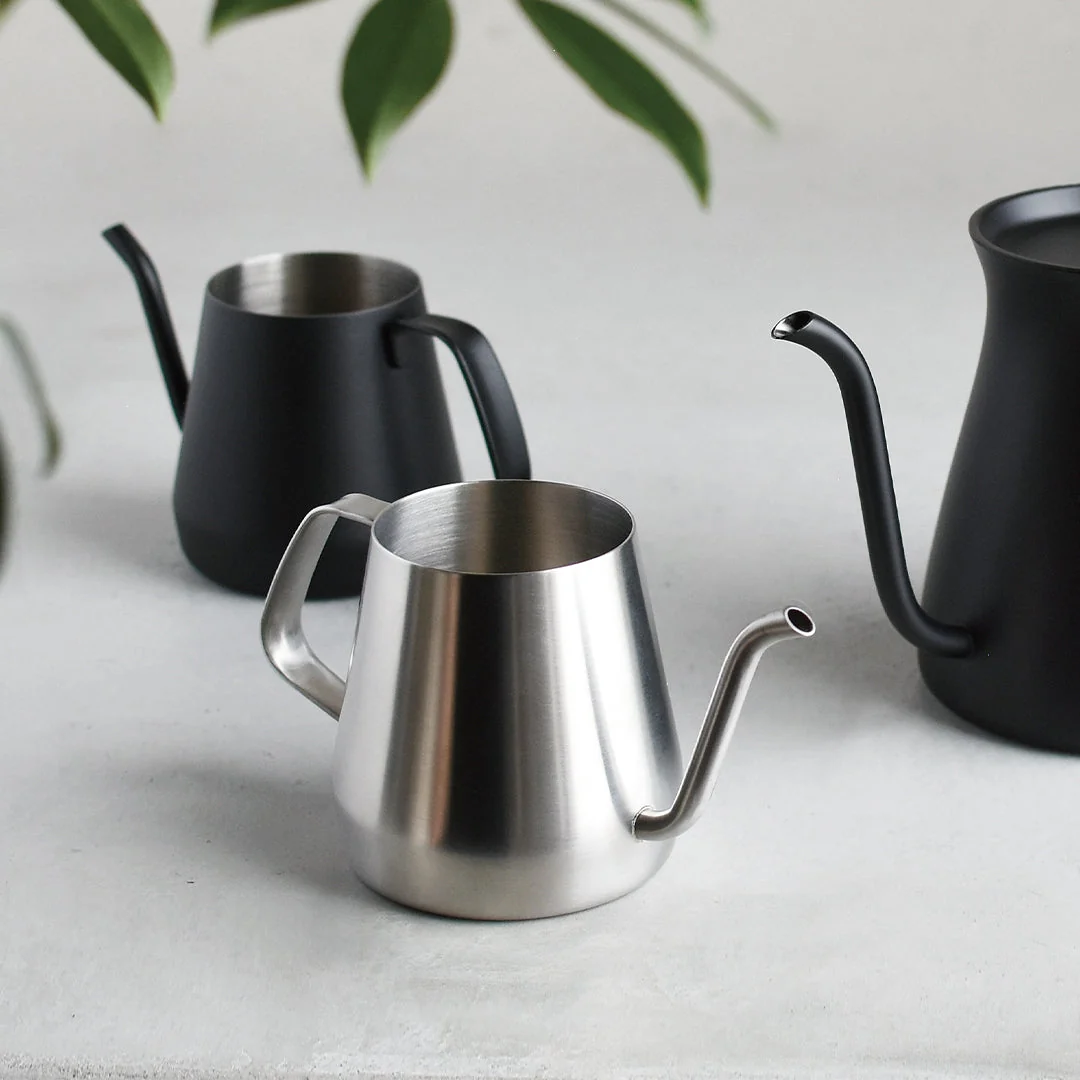 Pour-over coffee kettle 430ml stainless steel