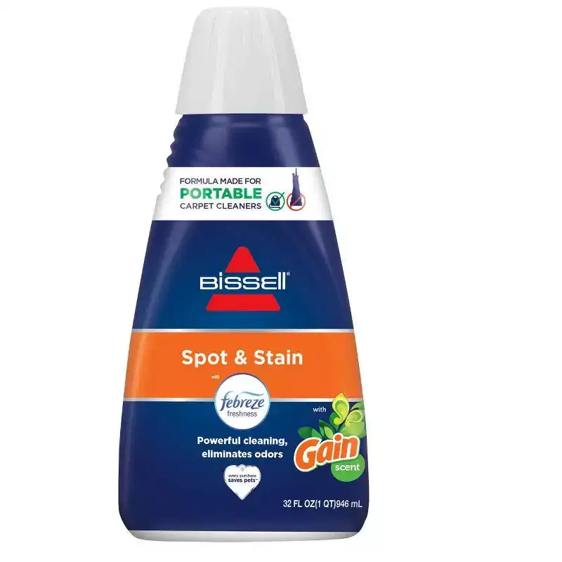 BISSELL 32oz Spot & Stain with Febreze Original Gain Scent Formula - 3968: Liquid Cleaner for Upholstery, Carpet, Pet Beds