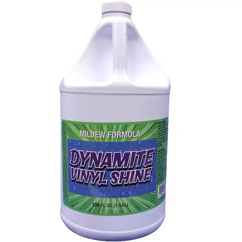 Dynamite Vinyl Shine Mildew Formula Tents Bounce Houses Water Slides, 1 Gallon