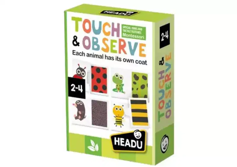 Headu Touch & Observe, Includes 9 Puzzle Pieces, Ages 2-4