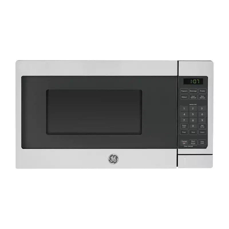 GE Appliances 0.7 cu ft Countertop Microwave Oven Stainless Steel