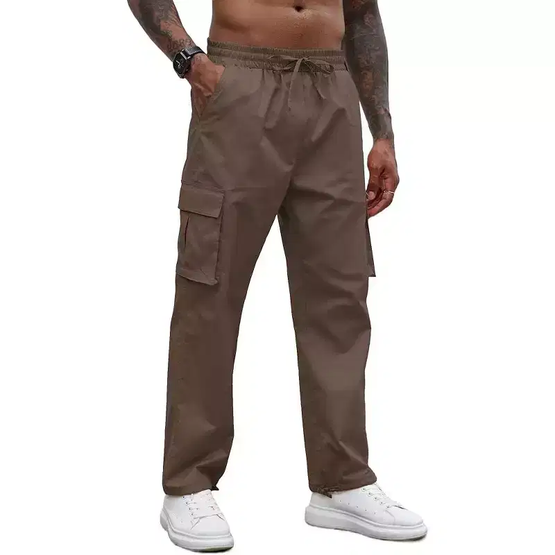 COOFANDY Men's Casual Cargo Pants Cotton Drawstring Athletic Jogger Sweatpants