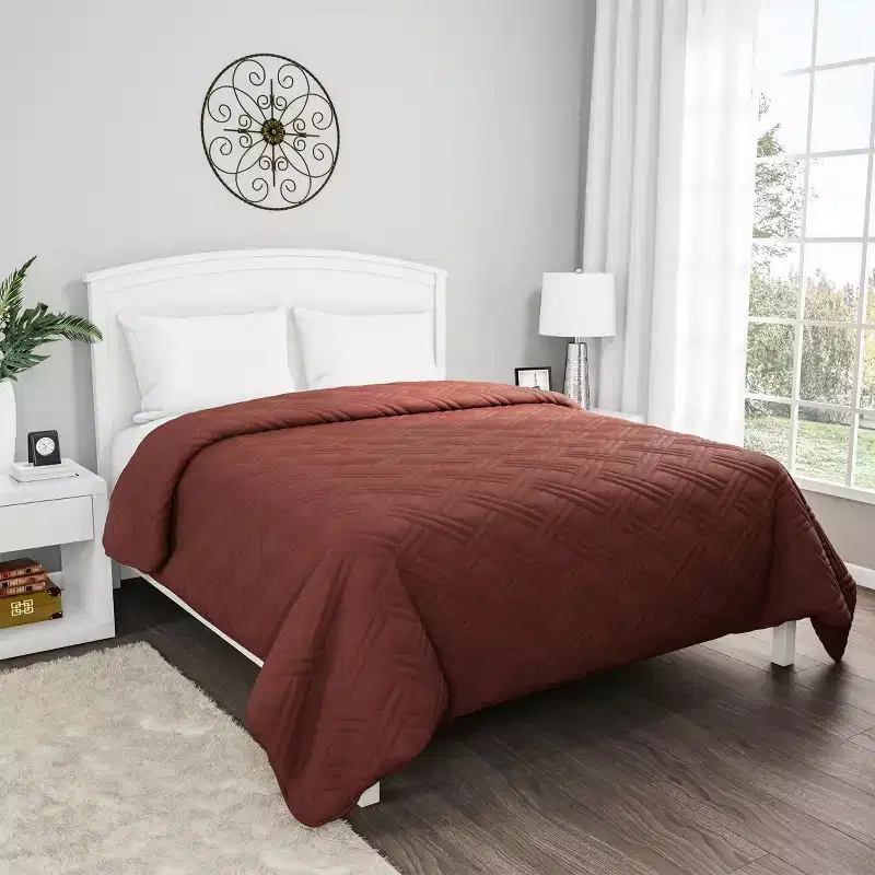 Lavish Home Quilt Coverlet - Twin-Size All-Season Washable Bedspread