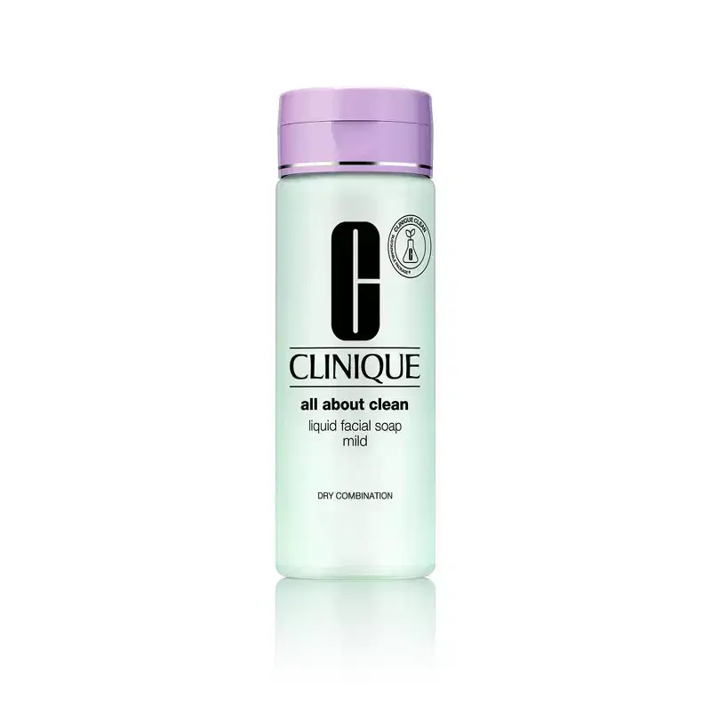 Clinique All About Clean Liquid Facial Soap - Mild - 6.7oz - Ulta Beauty: Hypoallergenic, No Fragrance Added, Oil-Free, Contains Hyaluronic Acid