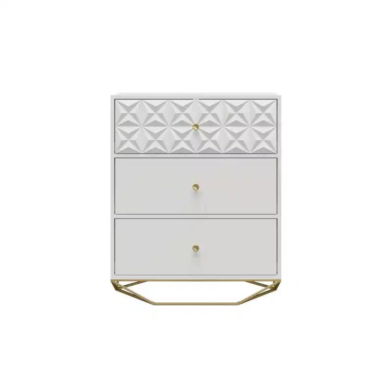 CosmoLiving by Cosmopolitan Blair 3 Drawer Dresser