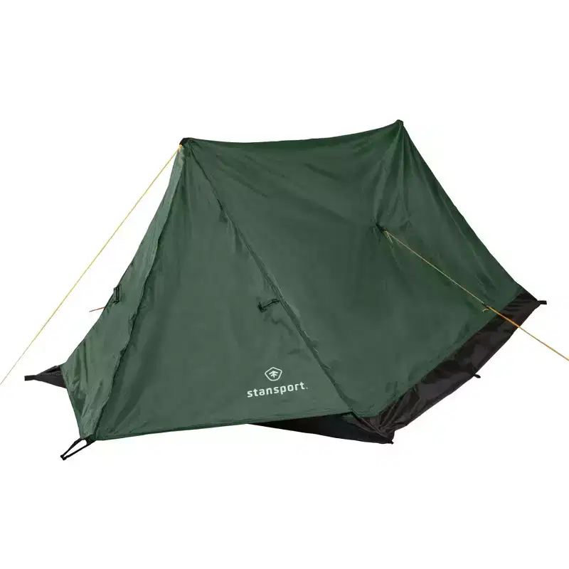 Stansport Scout Backpack 2 Person A Frame Tent Forest Green