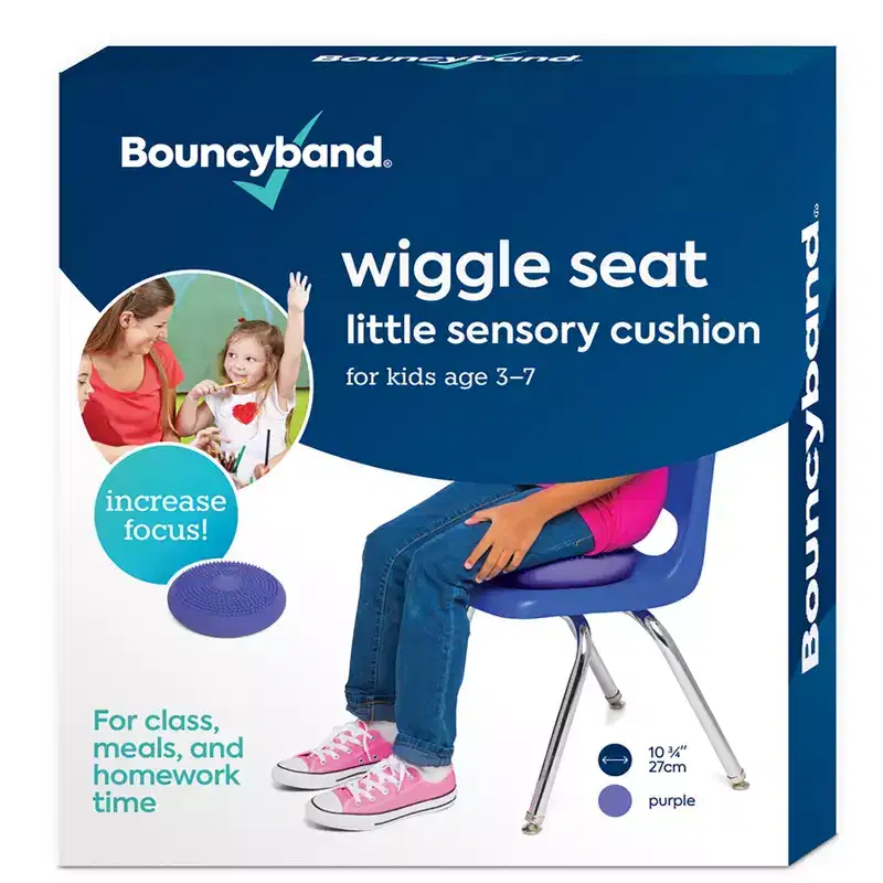 Bouncyband Little Wiggle Seat Sensory Cushion, Purple