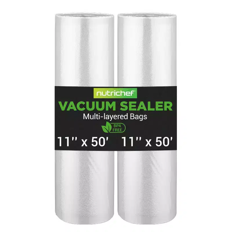 NutriChef Clear Multi-Layer Vacuum Sealer Bag Rolls