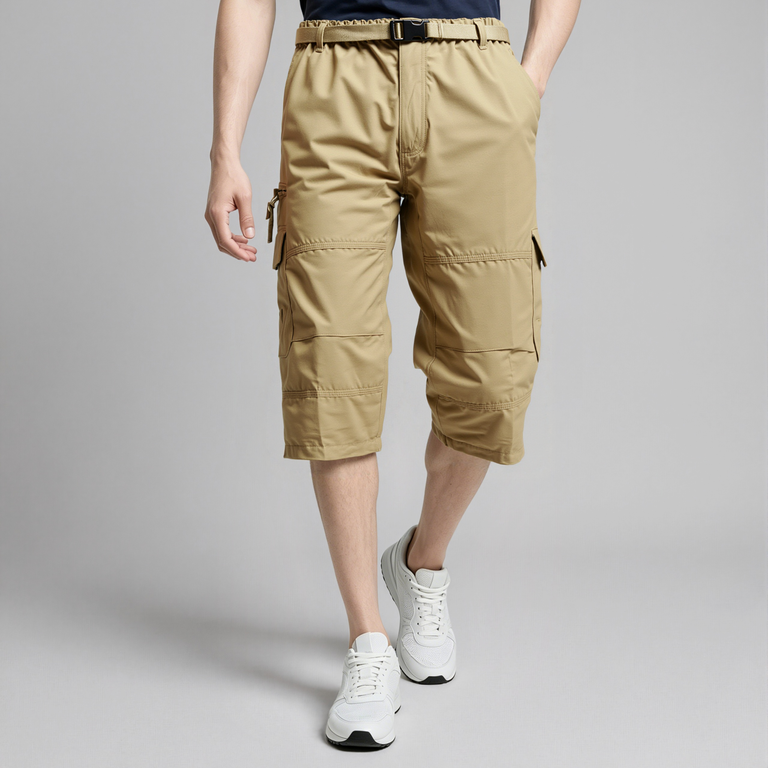 Men's Cargo Shorts with Belt