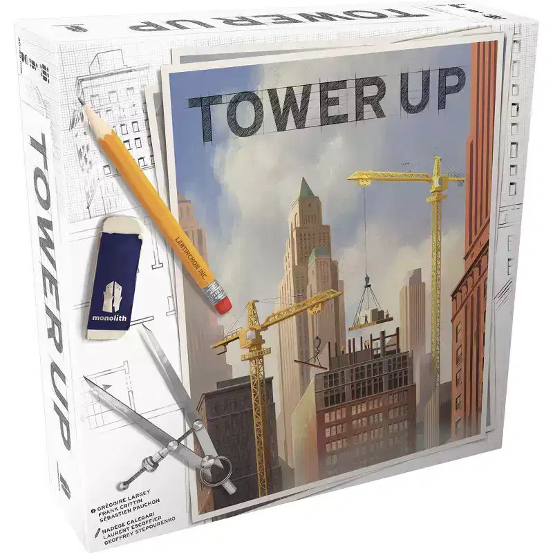 Monolith Board Games: Tower Up - City Building Board Game,Ages 8+