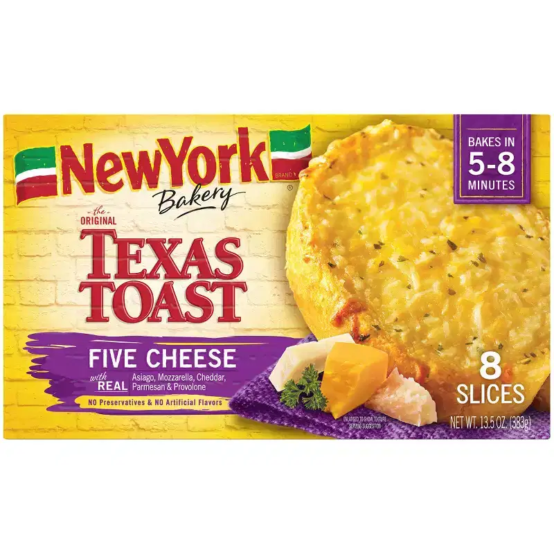 New York Bakery Frozen Five Cheese Texas Toast - 13.5oz