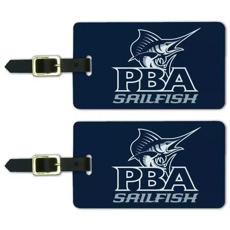 Palm Beach Atlantic University Primary Logo Luggage ID Tags Suitcase CarryOn Cards Set of 2