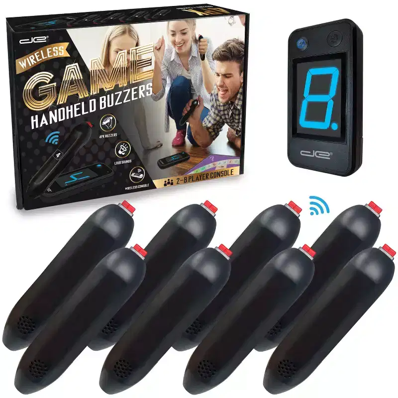 Digital Energy Wireless Handheld Buzzer Game System Console, Size: 8 Pack