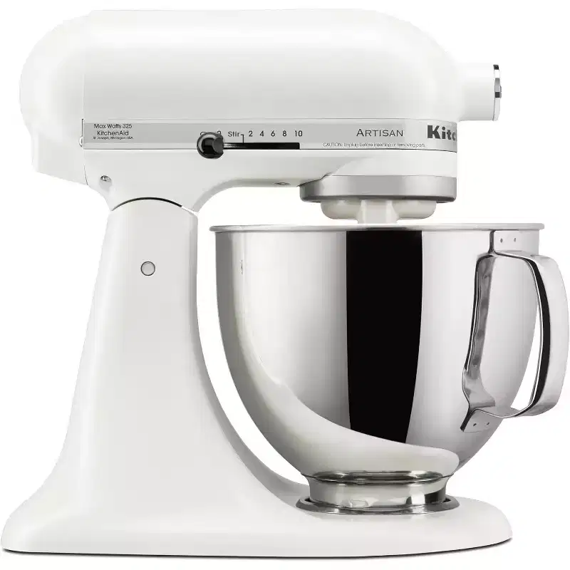 KitchenAid Artisan Series 5-Quart Tilt-Head Stand Mixer, Porcelain White - KSM150PSPL