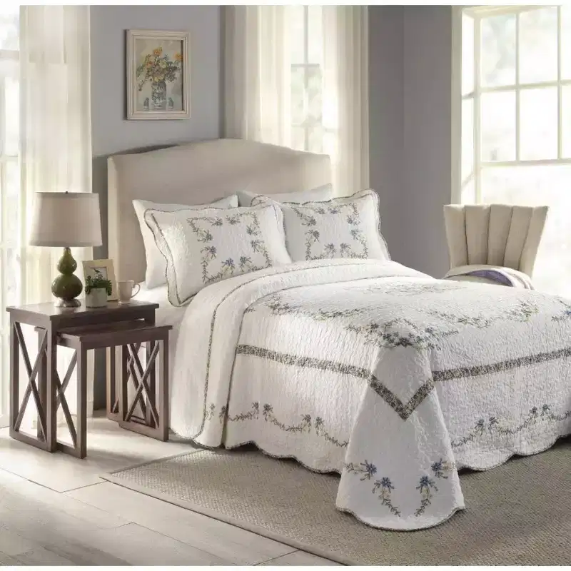 Modern Heirloom Heather Bedspread