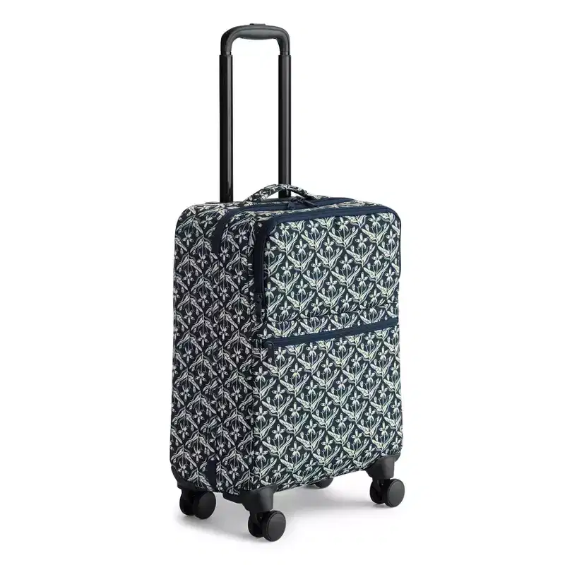Vera Bradley Women's Outlet Traditional Luggage 22-Inch Spinner Suitcase
