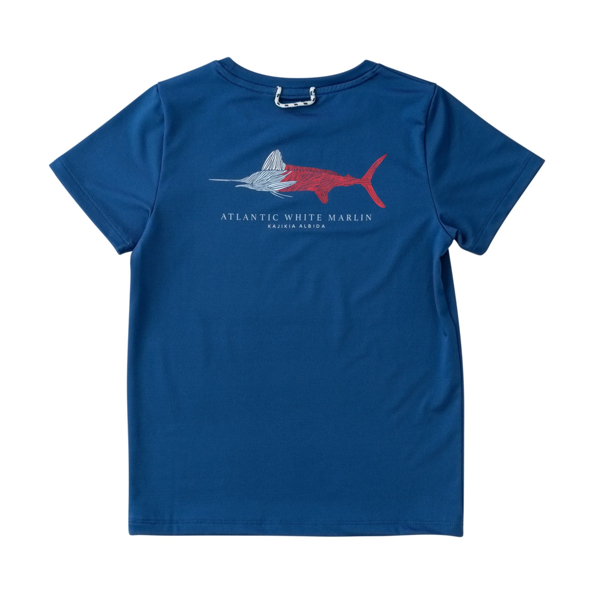 Kid's Pro Performance Short Sleeve T-shirt &uml;C Patriotic Atlantic White Marlin Art