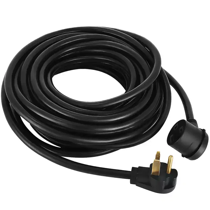 VEVOR Welder Extension Cord, 30 Amp 50 ft, Extension Cord for Portable Welders, NEMA 6-50P, 10/3 AWG, 250V, 7500W Pure Copper Welder Cable, Black