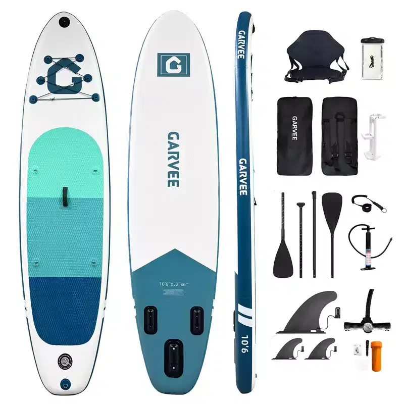Inflatable Stand Up Paddle Board with Premium SUP Paddleboard Accessories,2-in-1 Paddle,Non-Slip Comfort Deck for Adults & Youth of All Skill Levels
