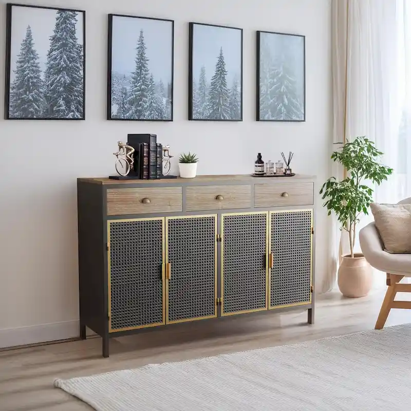Sideboard with Drawers and Doors