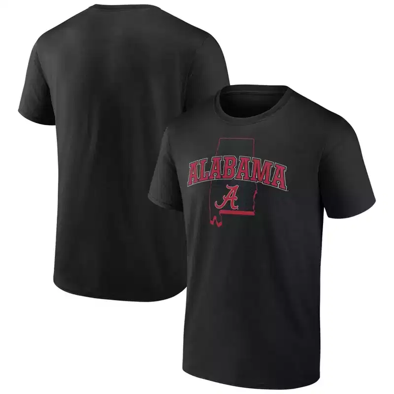 NCAA Alabama Crimson Tide Men's Black Core T-Shirt