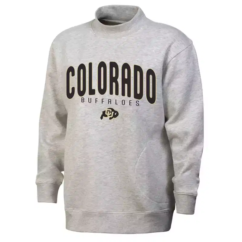 NCAA Colorado Buffaloes Women's Mock Neck Sweatshirt