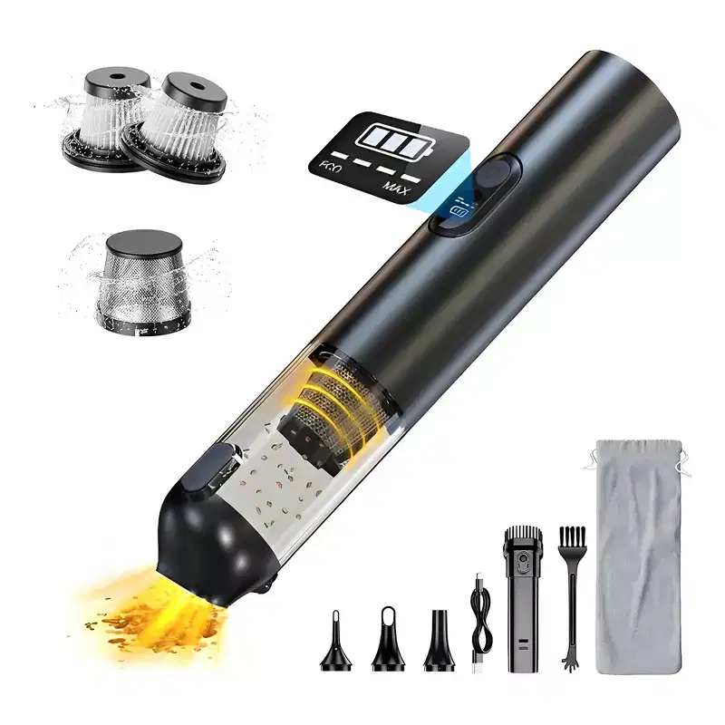 SUGIFT 4-in-1 Handheld Vacuum Cordless Car Vacuum Cleaner with 14000Pa Strong Suction, Rechargeable Battery, Type-C Fast Charging, Quiet Operation