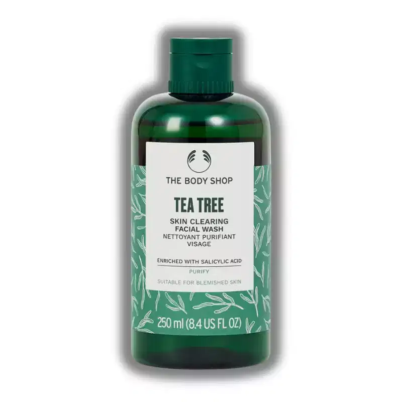 The Body Shop - Face Wash Tea Tree (8.45 oz) Proven to visibly reduce blemishes in 7 days | Intensely cleanses skin