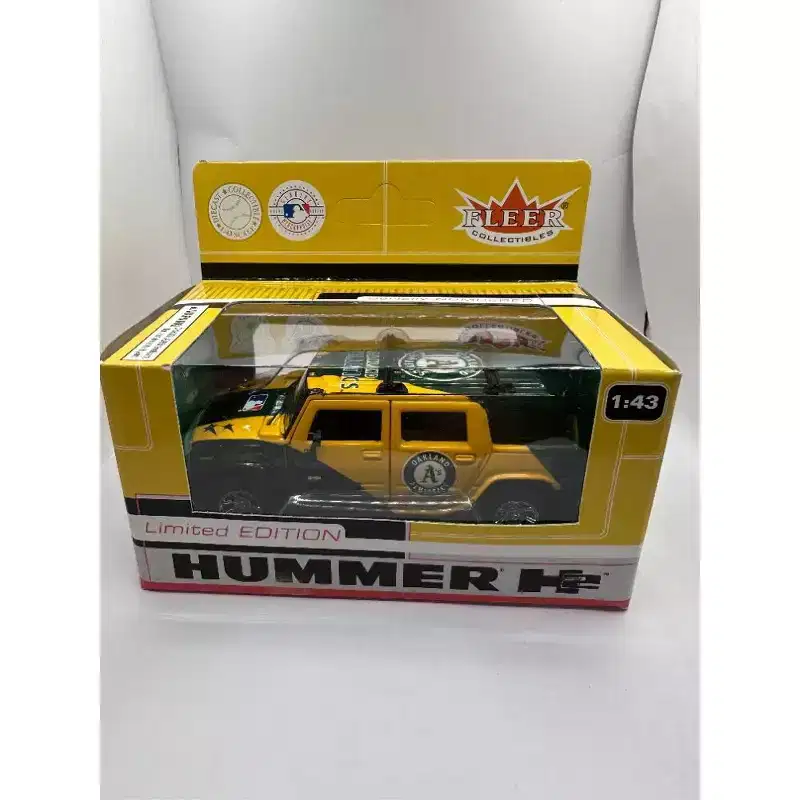 Oakland Athletics Hummer MLB Fleer Hummer H2 1:43 Scale Toy Vehicle New in Box