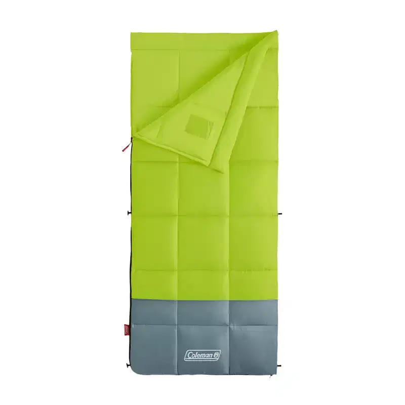 Coleman Adult Kompact 30°F Rectangle Sleeping Bag - Yellow