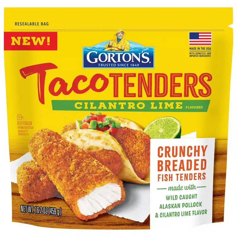 Gorton’s Wild Caught Cilantro Lime Taco Tenders Alaskan Pollock - Frozen - 16.2oz