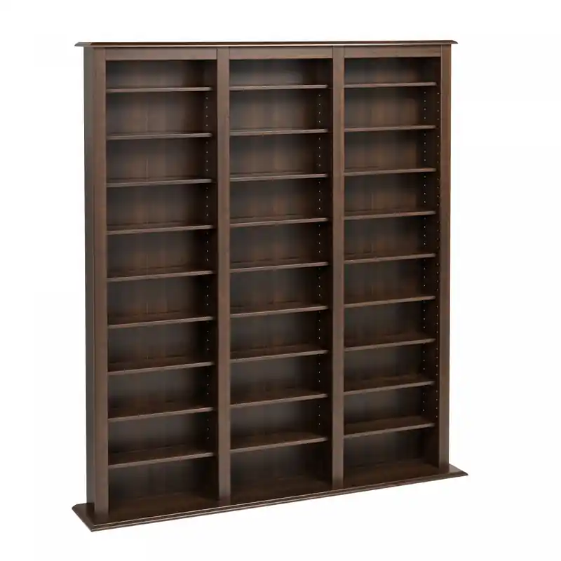 27 Adjustable Shelves Multimedia Storage