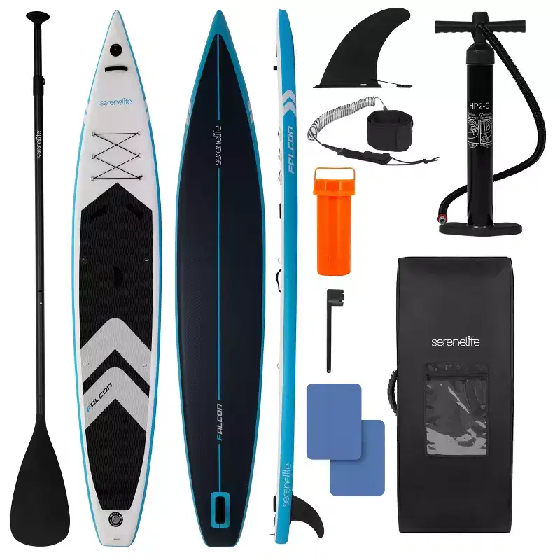 Inflatable Stand-Up Paddleboard for Water Sports with Paddle, Pump & Accessories, Lightweight, Adventure Ready