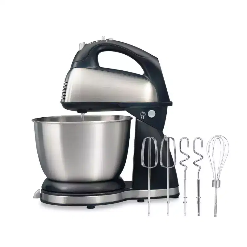 Hamilton Beach 6-Speed Classic Hand Mixer - Black: Metal, 290W, Dishwasher-Safe Parts, Stand Mixers for Kitchen
