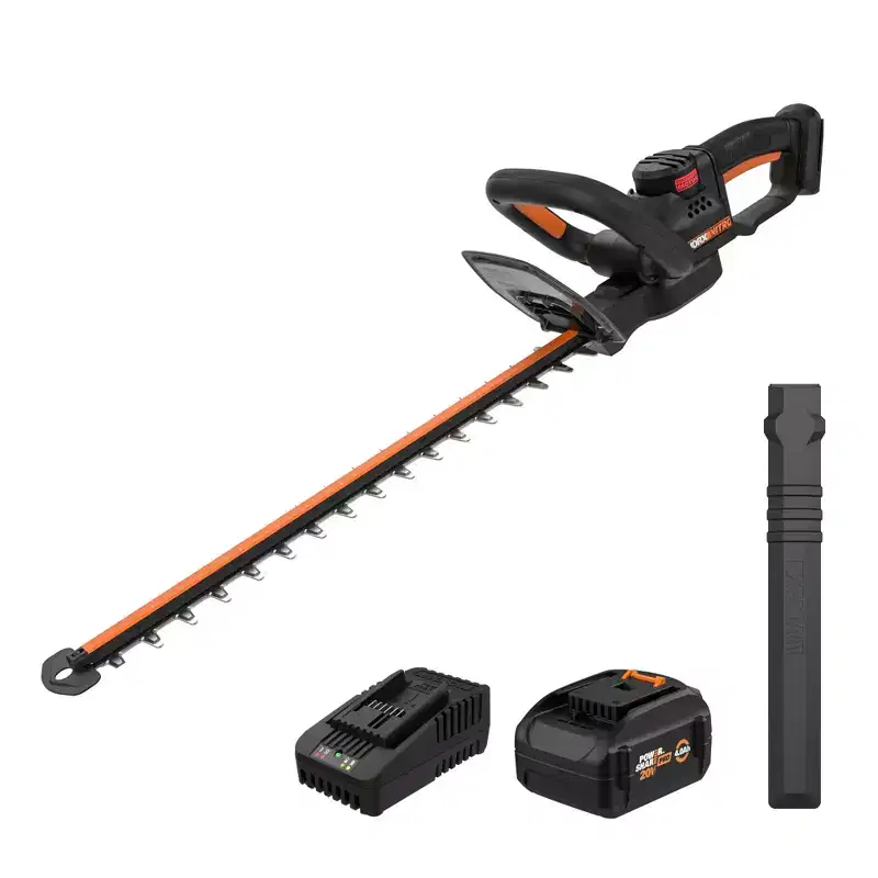 Worx Nitro WG263 20V Brushless 22 Cordless Hedge Trimmer (Battery & Charger Included)