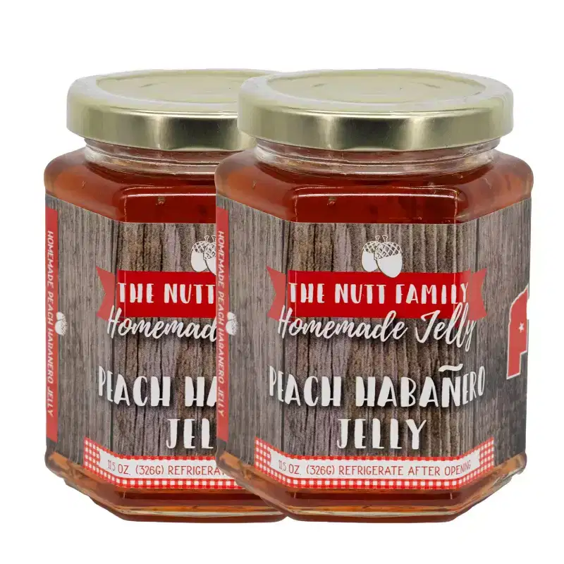 Nutt Family Jams & Jellies 11.5 oz Peach Habanero Jelly - Pack of 2